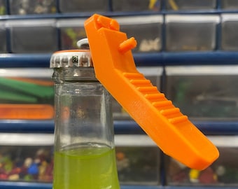 Brick Separator Bottle Opener Magnet- Orange