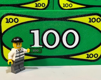 Giant Brick 100 Dollar Bill