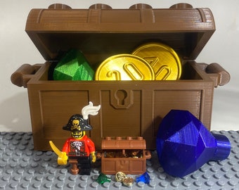 Giant Brick Pirate Treasure Chest