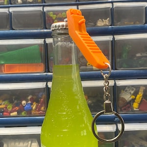 Chaveiro abridor de garrafas separador de tijolos - Laranja