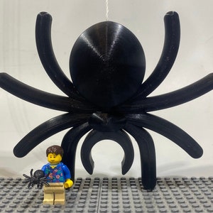 Riesen Spinne aus Backstein mit Schnur