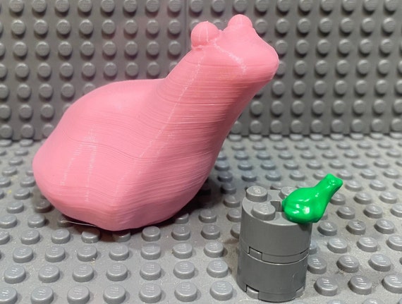 Giant Brick Pink Frog Etsy