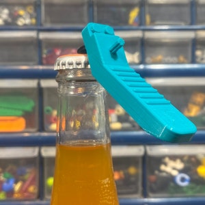 Brick Separator Bottle Opener Magnet- Teal