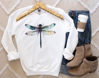 Dragonfly Sweatshirt Dragonfly Shirt Dragonfly Lover Shirt Cottagecore Dragonfly Shirt Insect Lover Sweatshirt Nature Lover Gift Dragonflies