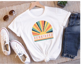 Sunkissed Shirt Summer Vacation Shirt Distressed Sunlight Shirt Vacation Tshirt Y2k Tee Summer Vacation Tee Cute Gift For Her