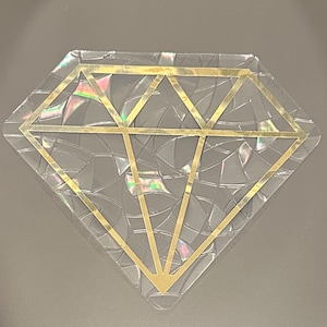 Diamond Suncatcher - Window Static Cling - Reusable