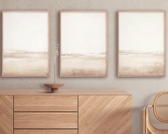 Nordic Abstract Art Prints Set: Minimalist Gallery Wall (Digital Download)