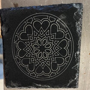Engraved Slate Coaster