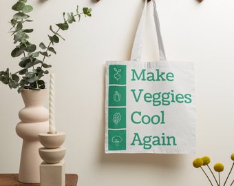 VEGETABLE TOTE BAG: Veggie Tote Bag, Strawberry Tote Bag, Farmers Market Bag, Reusable Grocery bag, Vegetable Grocery  Shopping Tote Bag