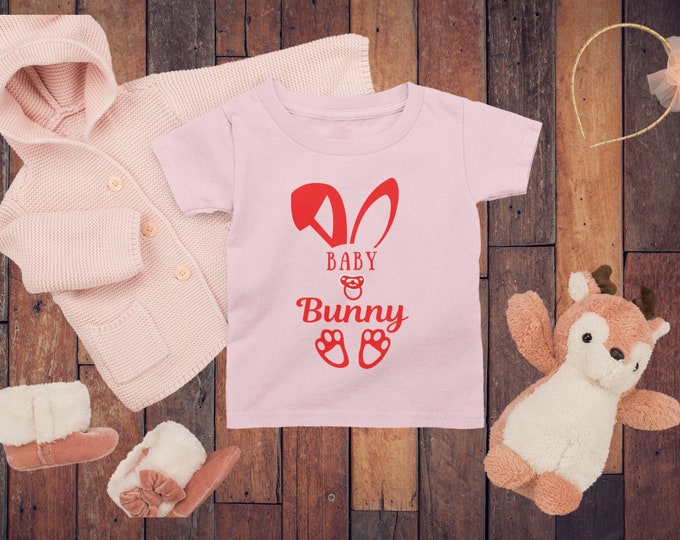 Baby Bunny Tee: Adorable Easter Design for Babies