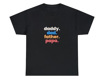 PADRE, PAPÁ CAMISA, Camisa Dada, Regalo para padrastro, El mejor de todos, La mejor camisa de papá, Regalo de cumpleaños de papá, Camiseta unisex del Día del padre para papá