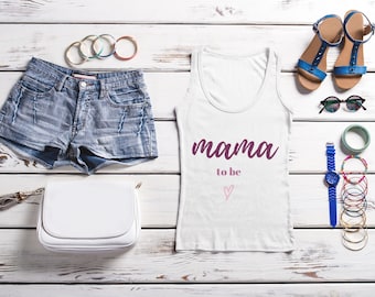 Mama to be: A Fun & Stylish Pregnancy Announcement Tee for the Expecting Mom