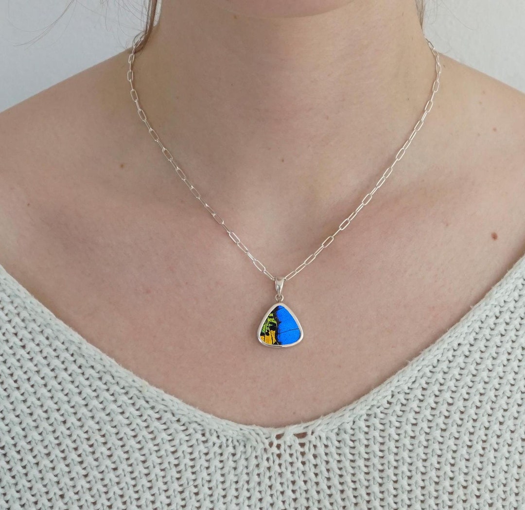 AzureRay Acryl Schmetterling Kette für Mädchen
