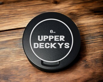 Upper Deckys metal zyn can, zyn tin, custom snus container, tobacco, dip , gift for nicotine pouches