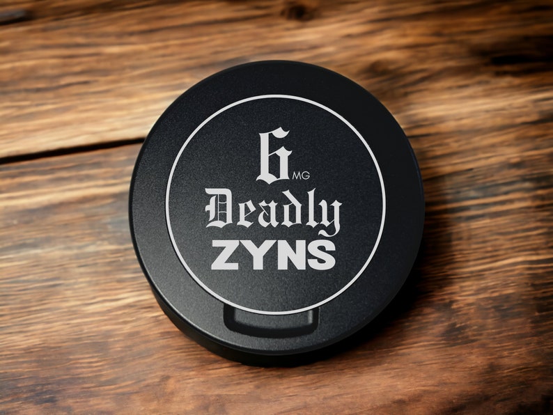 What's Up Brother metal zyn can, zyn tin, custom snus container, tobacco, dip , gift for nicotine pouches 6 Deadly Zyns