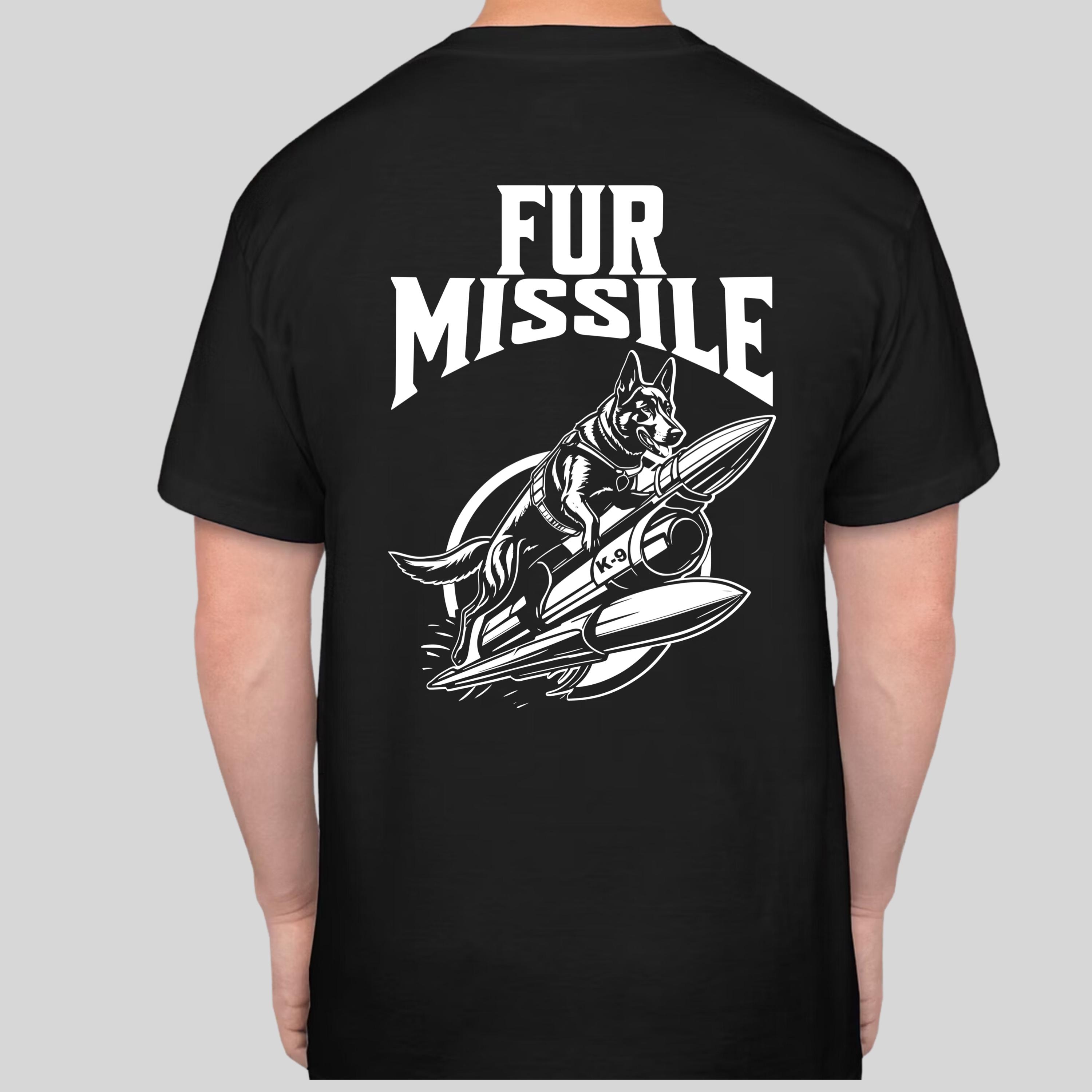 Fur Missile Belgian Malinois T Shirts Fur Missile Shirt