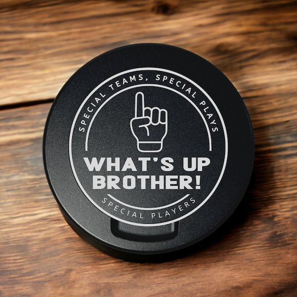 What's Up Brother metal zyn can, zyn tin, custom snus container, tobacco, dip , gift for nicotine pouches