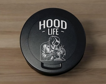 BLUE COLLAR Collection - Metal Snus Can, Custom Snus Container, Tobacco Container, Dip, Gift for Nicotine Pouches, Metal Container