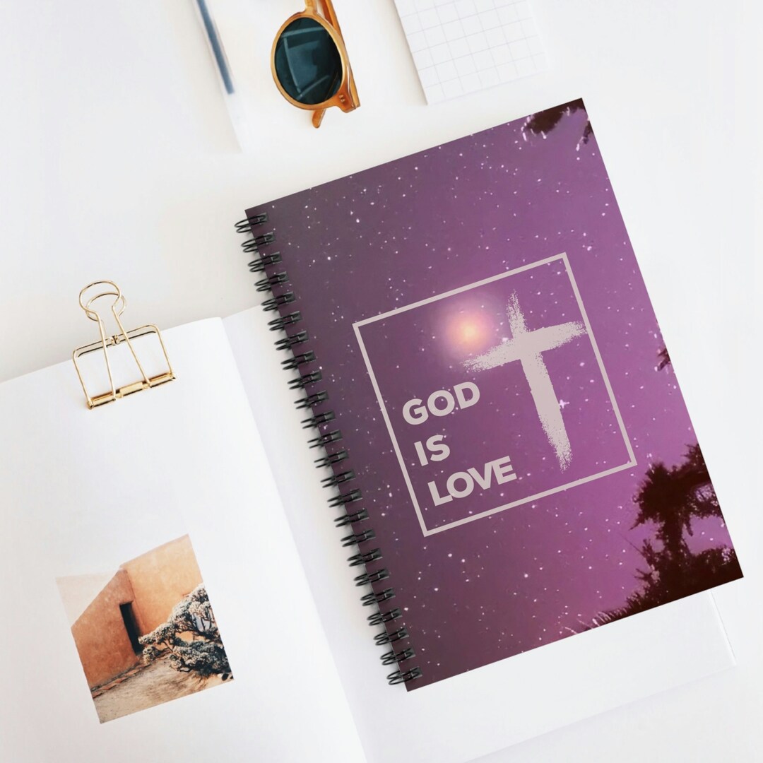 Night Sky Christian Spiral Notebooks Faith Based Notebook - Etsy