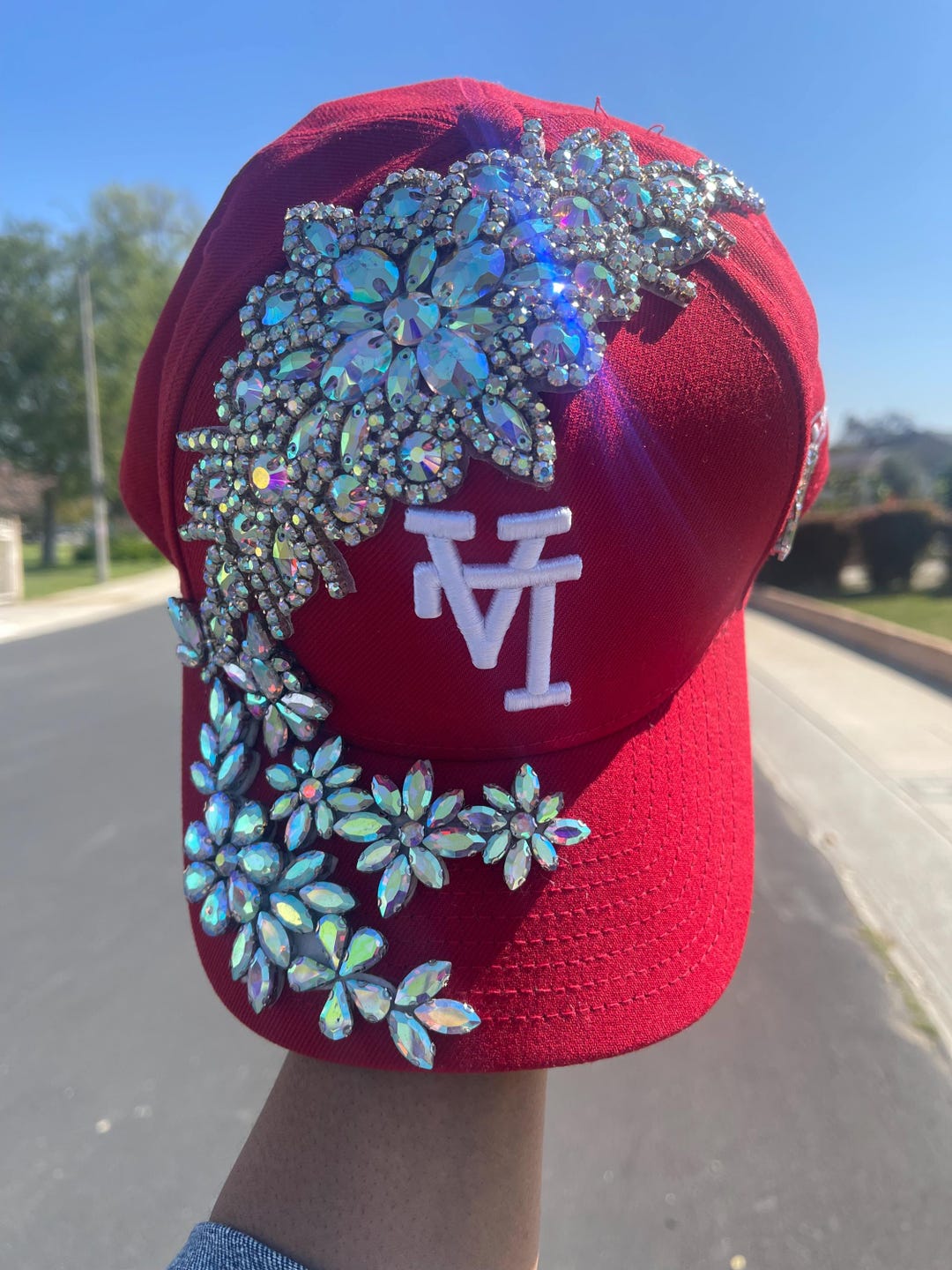 Rhinestone Baseball Hat - Etsy display picture 1