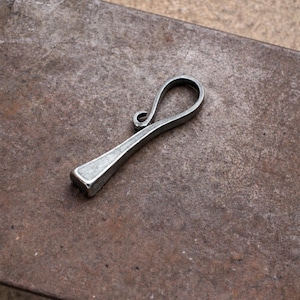 Hand Forged Horseshoe Nail Keyring