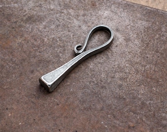 Hand Forged Horseshoe Nail Keyring