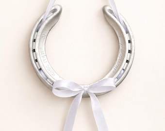 Lightweight Aluminium Horseshoe - Full Size Lucky Wedding Gift for Bride - Genuine Racehorse Shoe