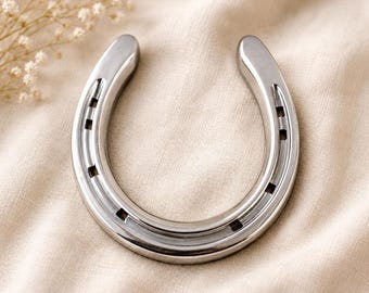 XS Shetland Pony Horseshoe - Personalised Wedding Horseshoe - Lightweight Lucky Wedding Gift for Bride Engraved