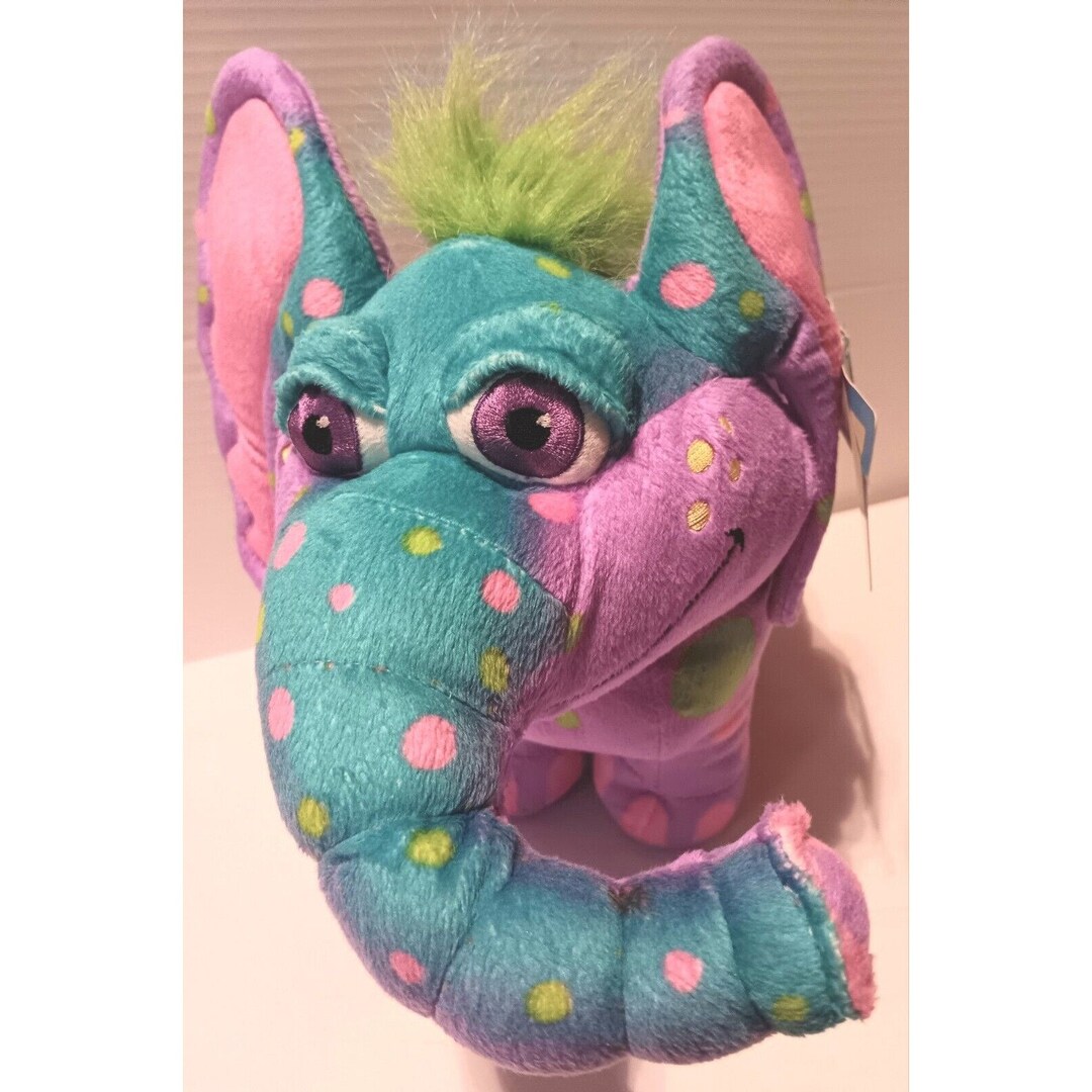 The Gigglebellies Adventures Plush Purple PEANUT ELEPHANT Toy Etsy