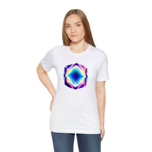 Multicolor Diamond Print T-shirt 05