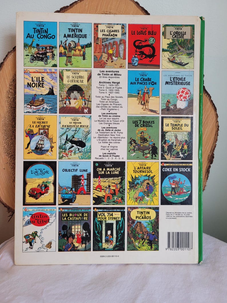 Vintage Tintin Comic Book: Le Secret de la Licorne, 1984 Edition image 2