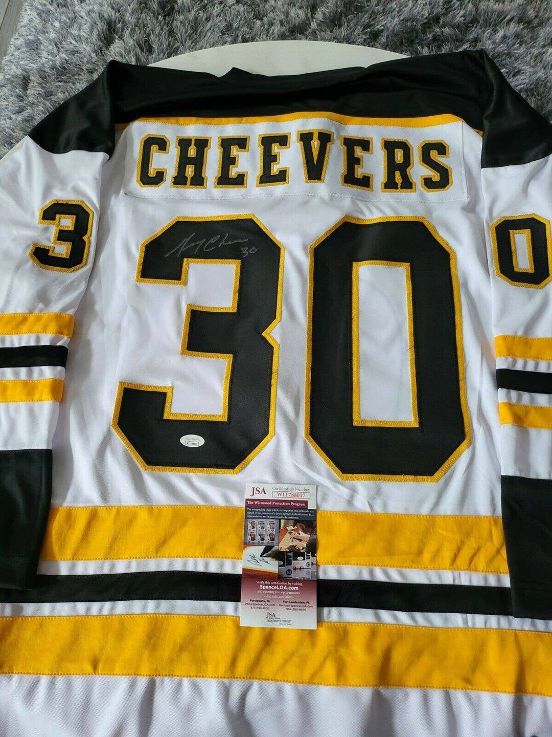 Bobby Orr Autographed Boston Bruins Heroes of Hockey Authentic Black Jersey