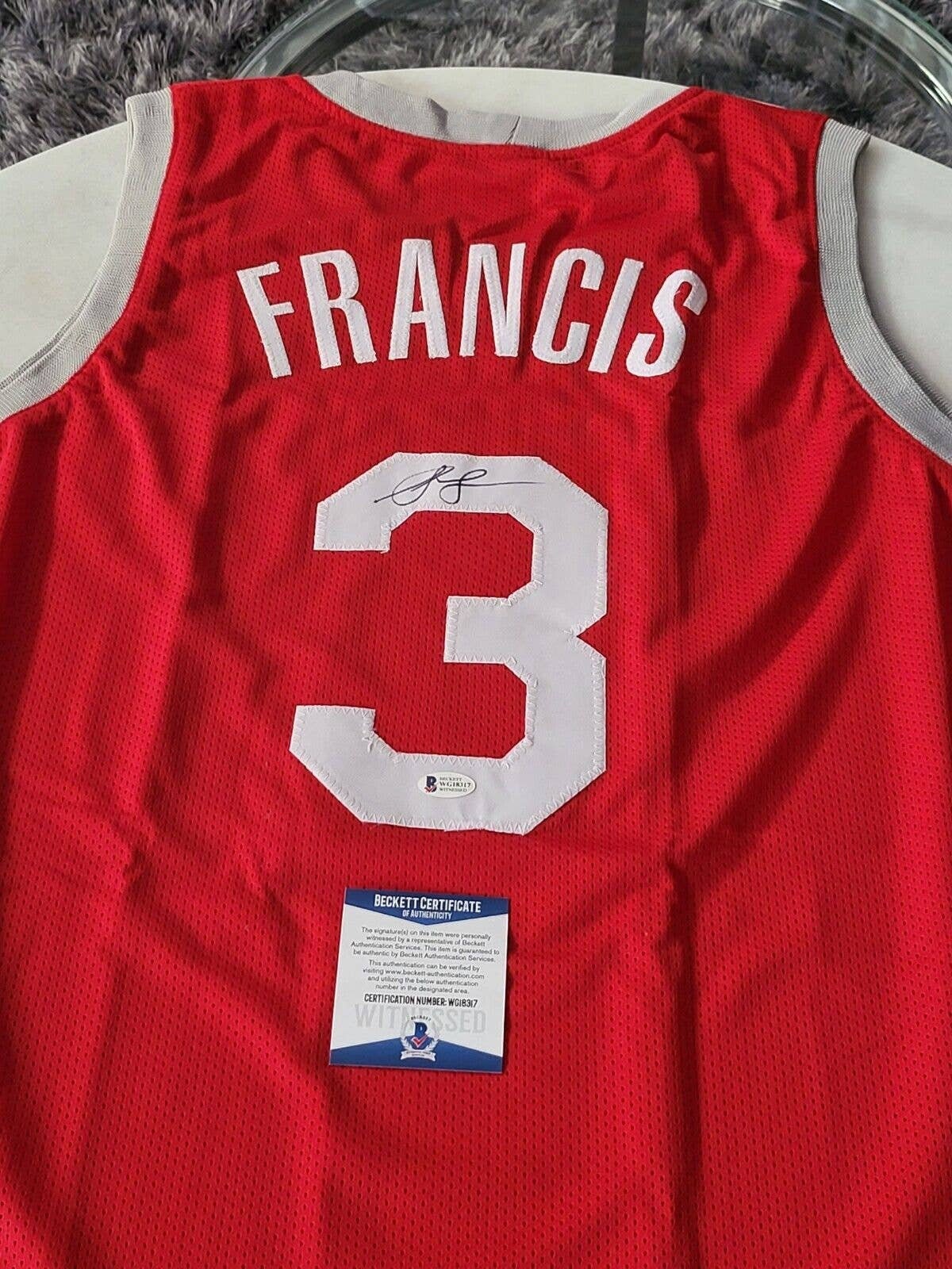 Steve Francis Autographed Memorabilia  Signed Photo, Jersey, Collectibles  & Merchandise