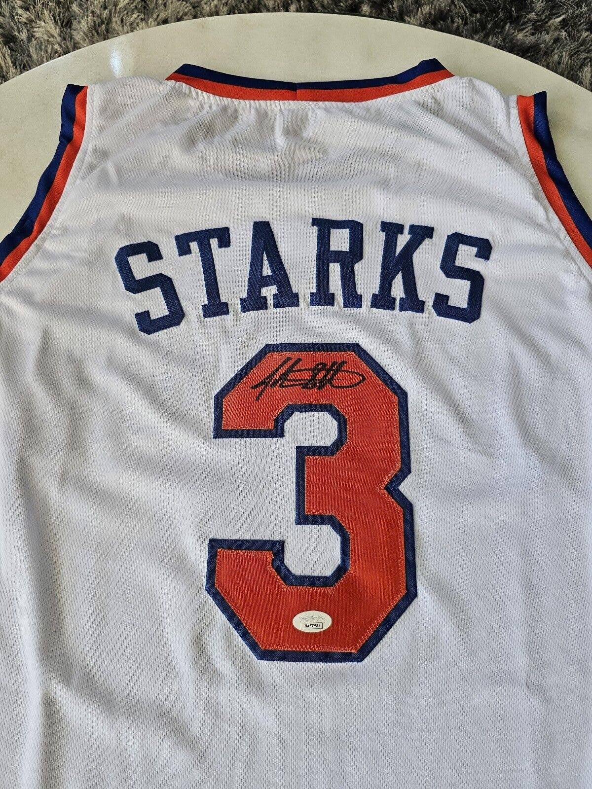Shirts, John Starks Autographedsigned Jersey Jsa Coa New York Knicks Ny