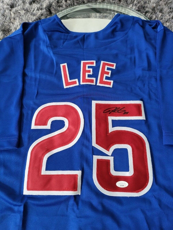 Derek Lee Autographed/signed Jersey JSA Sticker Chicago Cubs 