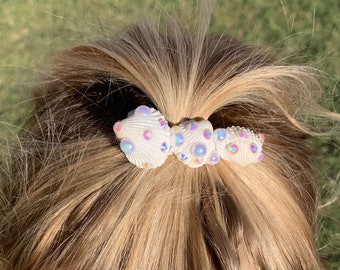 Rhinestone Seashell Hair Clip: Mermaid Party Favor