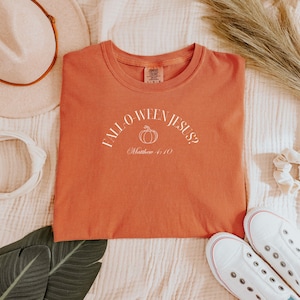 Comfort Colors® Christian Halloween Shirt, Are You Fall-O-Ween Jesus Shirt, Fall Religious Shirt, Funny Pumpkin Christian Halloween, Jesus