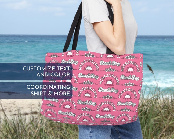 Pink Beach Bag For Girls