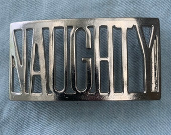 Belt Buckle Naughty