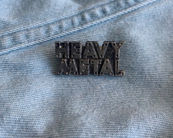 Broche de alfiler de metal pesado