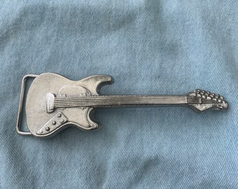 Vintage Belt Buckle Electric Guitar