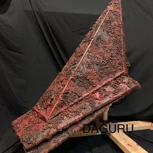 Pyramid Head Helmet *Updated*, Cosplay, Statue, 1:1 Display. Full Scale Red Pyramid Thing, Collapsible