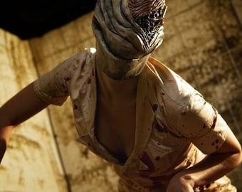 Silent Hill Nurse Mask, Bubble Head Nurse Latex, Horror Bust