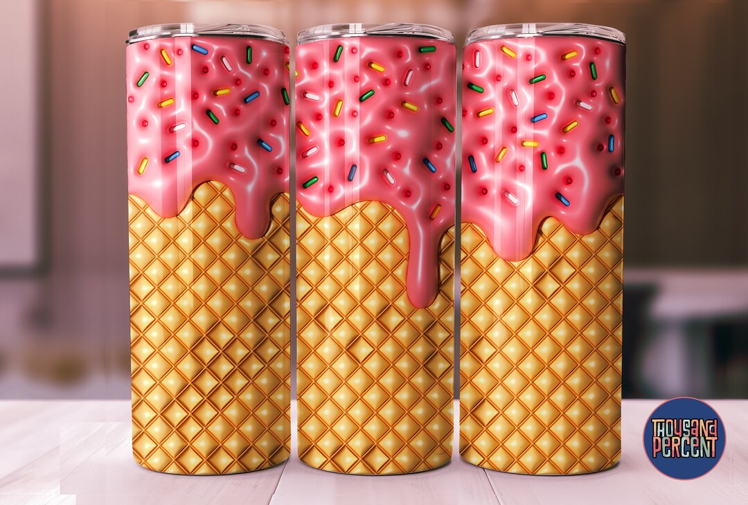 Bubble Wrap Ice Cream Sweets 20oz Sublimation Tumbler Designs Etsy