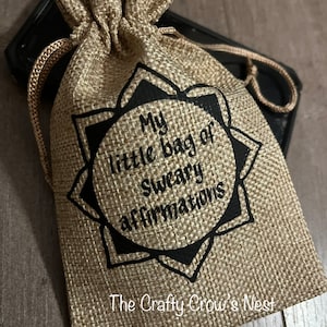 Meine kleine Tasche mit schwörenden Affirmationen