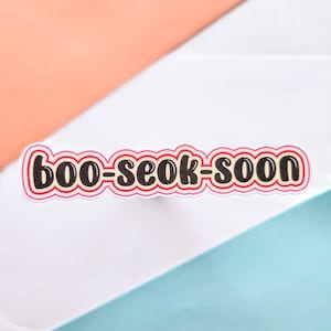 BooSeokSoon Sticker -- Seventeen BSS Vinyl Sticker