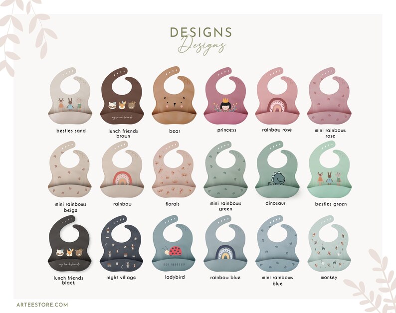 Silicone Bib With Collection Pocket for Babies and Toddlers Onesize ...
