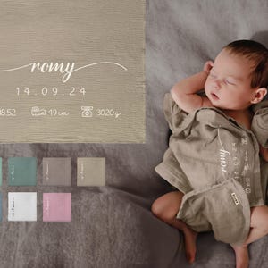 100% オーガニックコットン製の大きなモスリン布、赤ちゃんと幼児用の三角布とげっぷ布、必要に応じてカスタマイズ可能