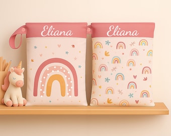 Personalized wet bag/daycare wet bag, waterproof for spare clothes, ideal as a gift for birth, birthday, water-repellent with name