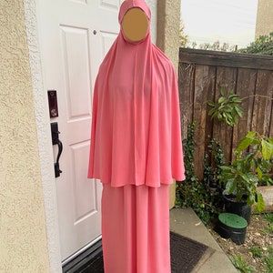 Salah Hijab Skirt FULL Set, Prayer Full Set, Namaz Khimar Skirt Set, Full Abaya Burqa Set, Dupatta Skirt Two Piece Set
